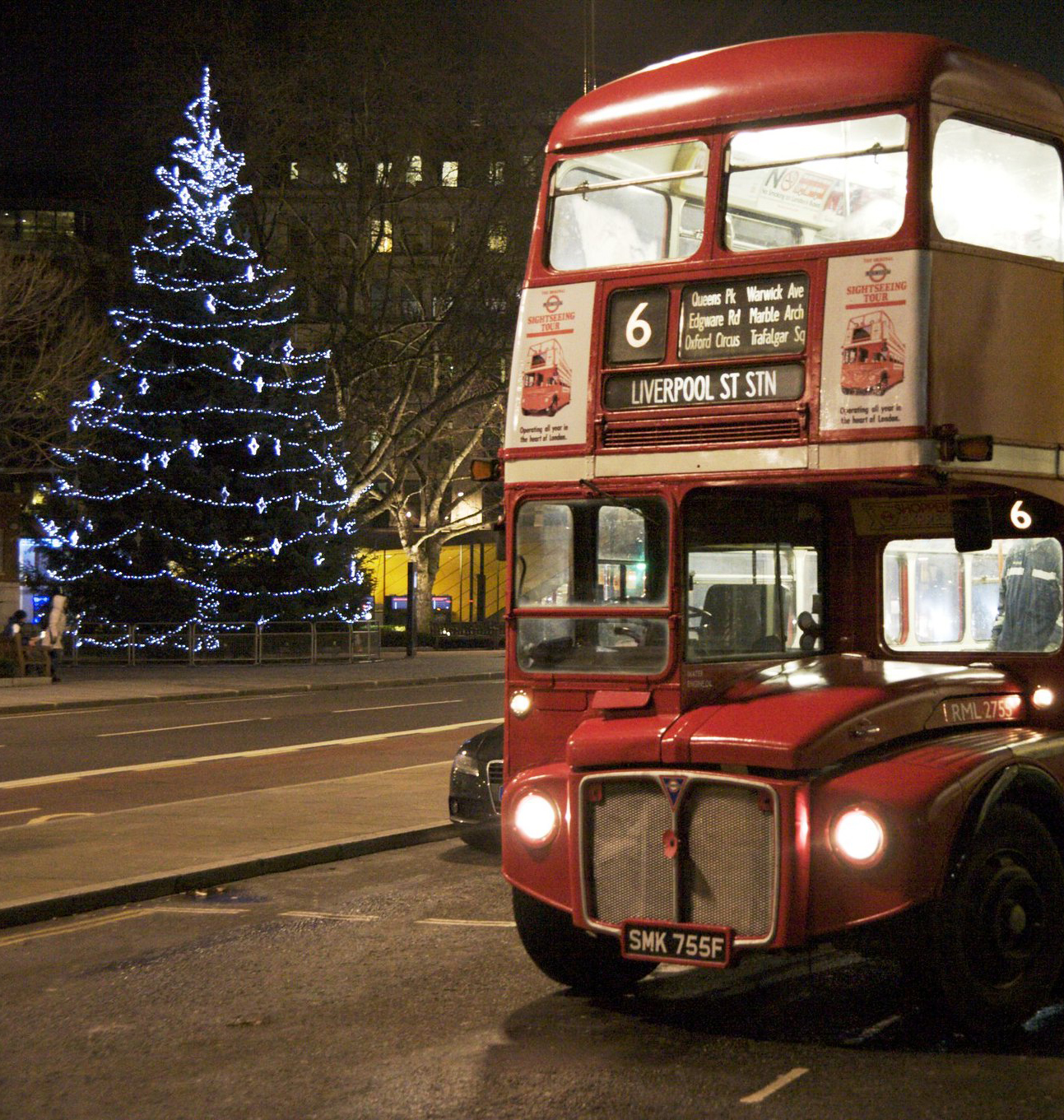 Private Routemaster London Christmas Lights Bus Tour London Bus